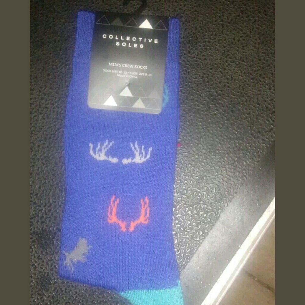 Collective souls crew socks for men(size 8-13)